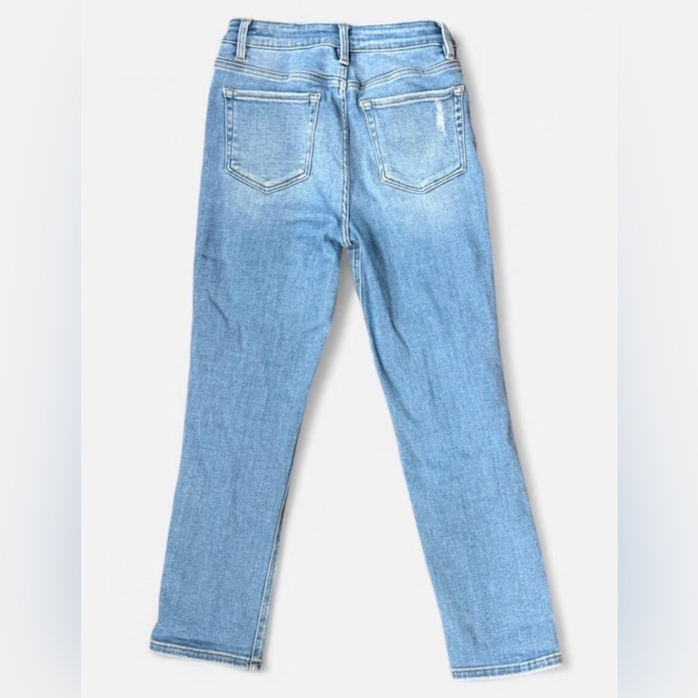 Vervet by Flying Monkey High Rise Straight Leg Jeans Size 27 Medium Wash - Picture 2 of 7